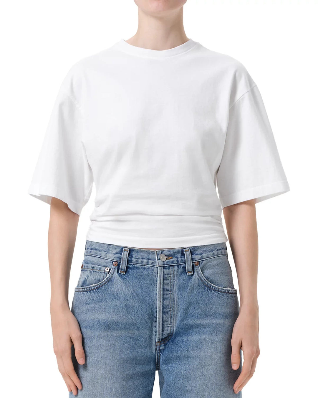 AGOLDE Shari Sculptural Tee MSRP $128