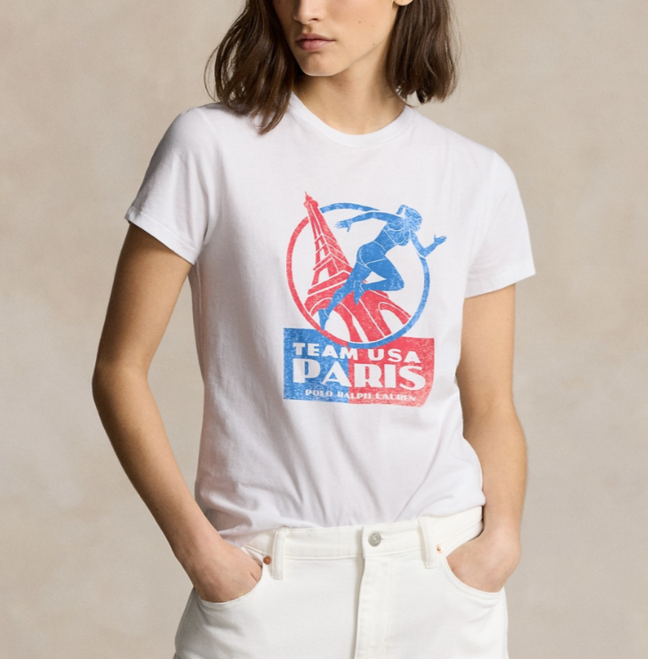 Polo Ralph Lauren Team USA Graphic Jersey Tee MSRP $69