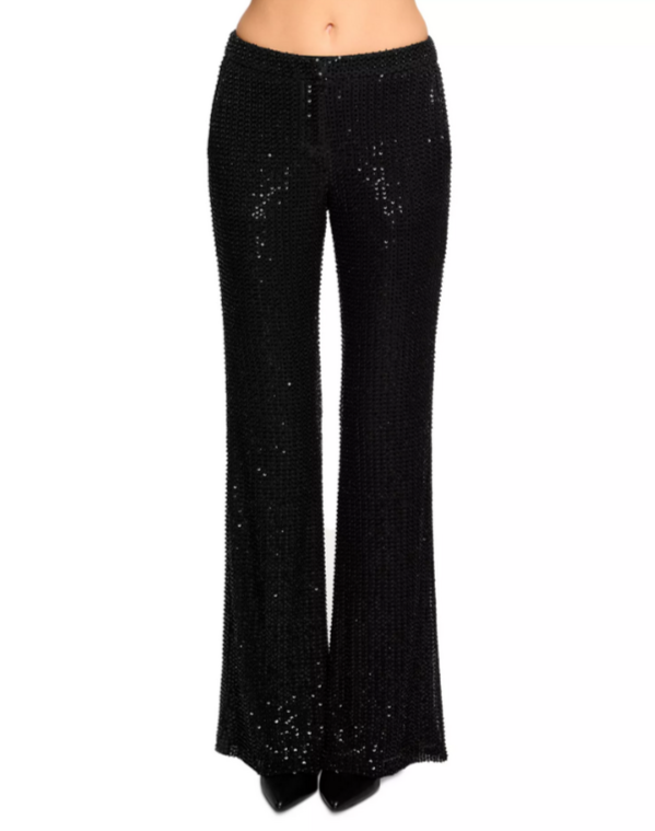 Ramy Brook Olivian Sequin Flare Pants MSRP $345