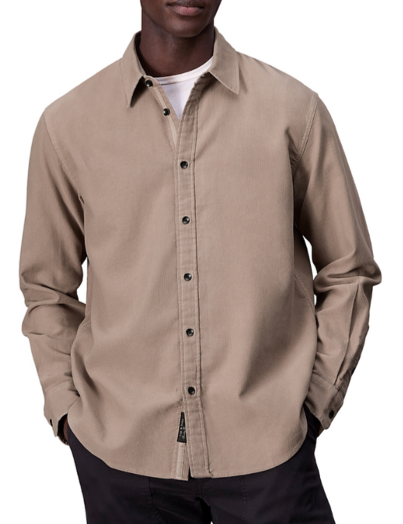 rag & bone Finch Cotton Corduroy Button Down Shirt MSRP $298