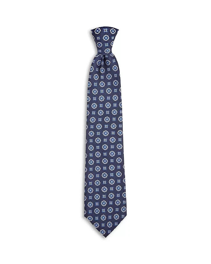 The Men's Store Silk Classic Floral Medallion Tie MSRP $78