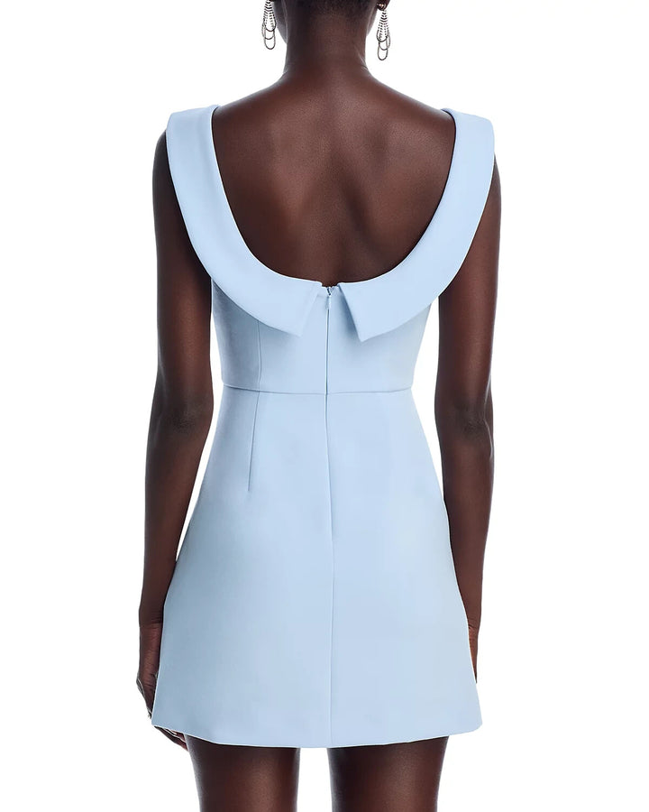 FRENCH CONNECTION The Whisper Collar Mini Dress MSRP $138