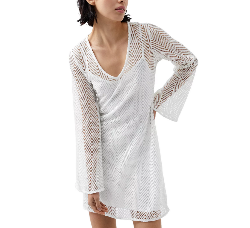 FRENCH CONNECTION Rudy Textured A-Line Dress MSRP $158