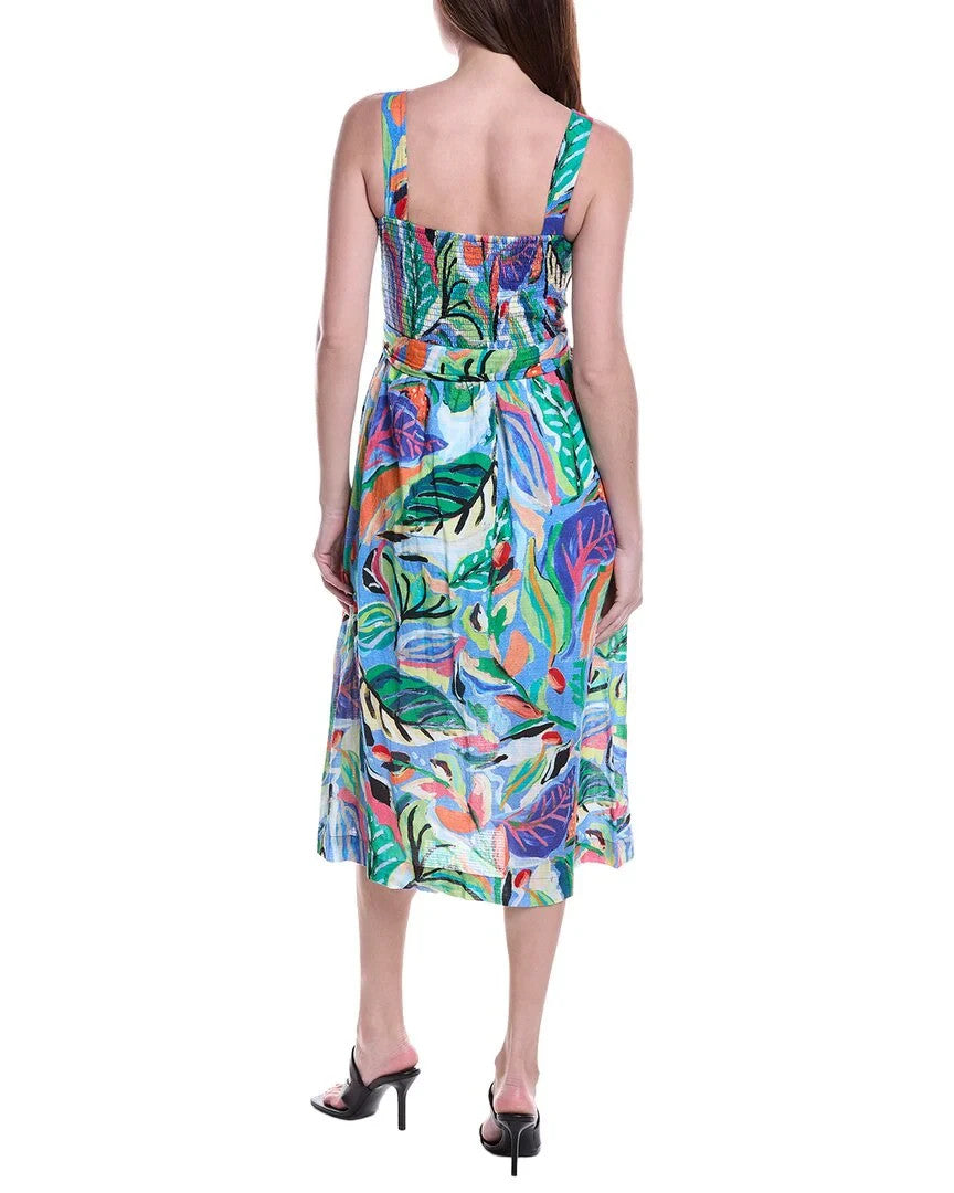 NIC+ZOE Island Beat Sophie MIDI Dress MSRP $188