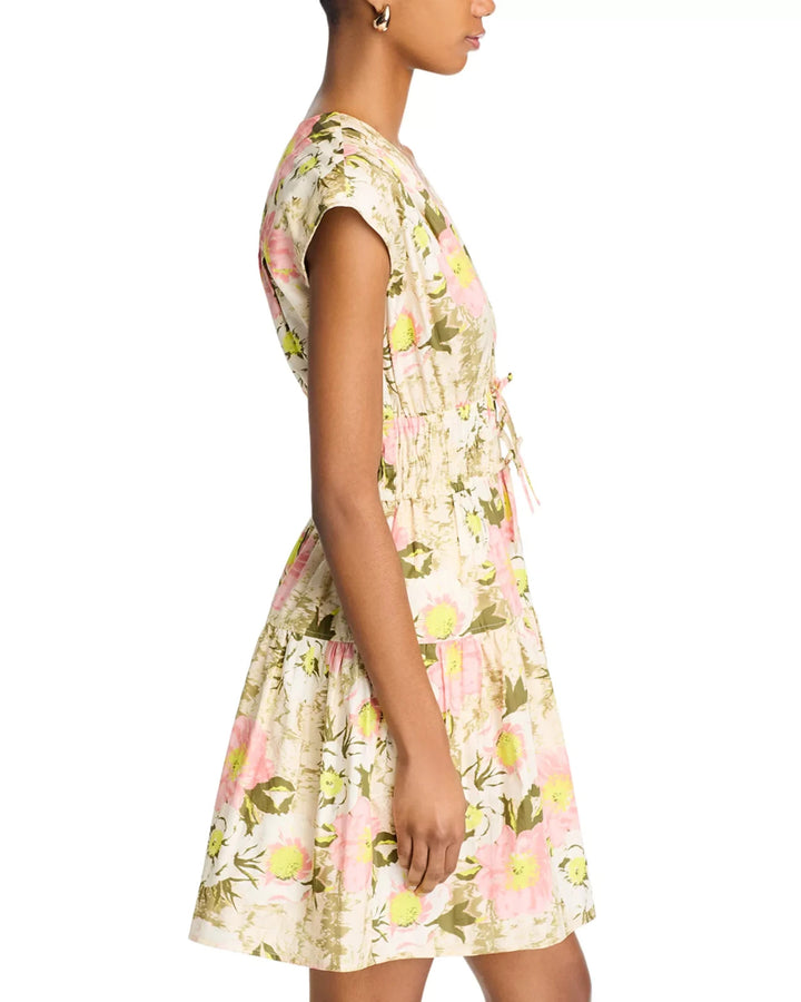 Derek Lam 10 Crosby Tora Floral Mini Dress MSRP $450
