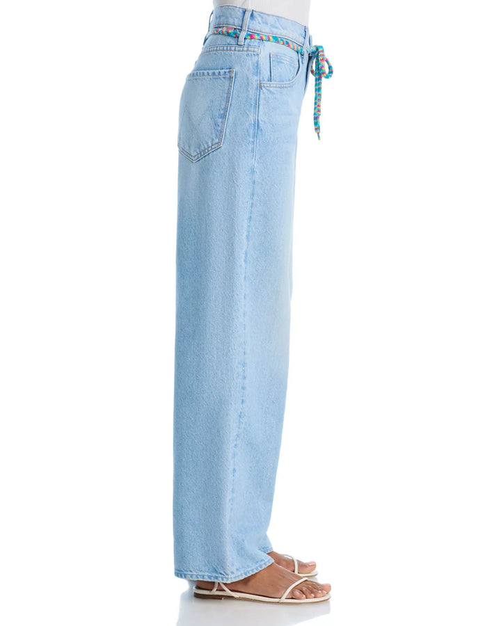 Mother the Shoelace Fun Dip Nerdy High Rise Jeans MSRP $258