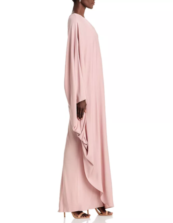 BOSS NAOMI x BOSS 2.0 Escapa Draped One Shoulder Gown MSRP $495