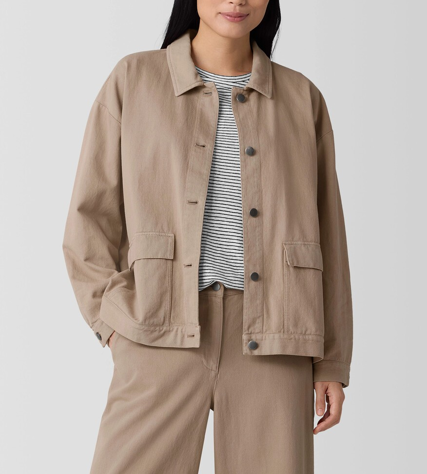 Eileen Fisher Classic Collar Jacket MSRP $198