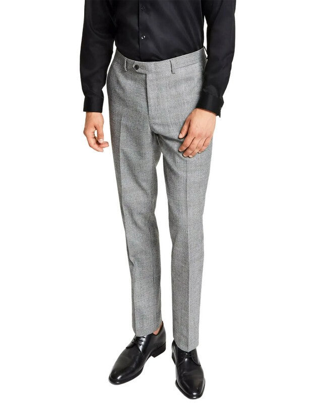 Bar III Slim-Fit Plaid Suit Pants MSRP $175