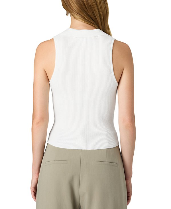 FRENCH CONNECTION Cosysoft V Neck Knit Tank Top MSRP $88