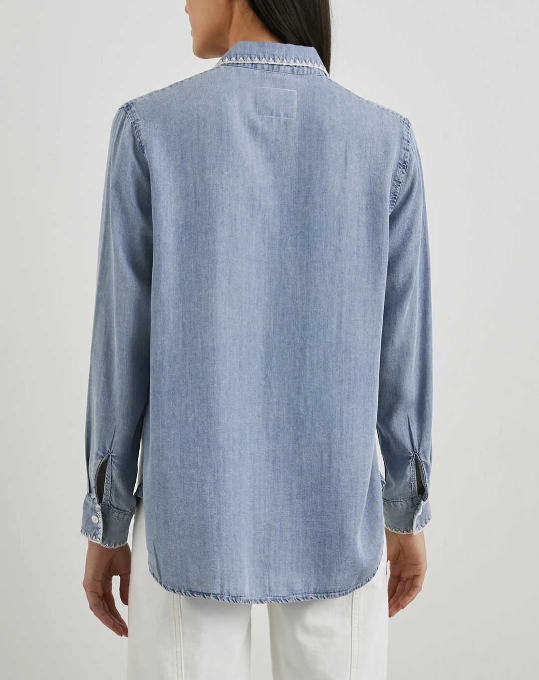 Rails Saya Button-Front Denim Shirt MSRP $188