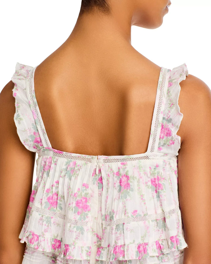 LoveShackFancy Novalee Tiered Top MSRP $245
