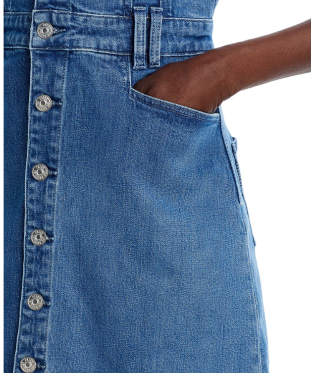 PAIGE Jaxsyn Denim Dress MSRP $259