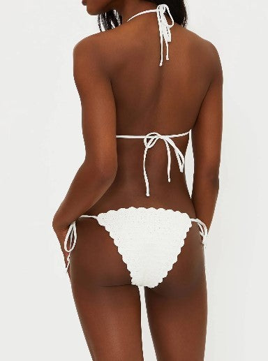 Beach Riot Soleil Crochet Side Tie Bikini Bottom MSRP $128