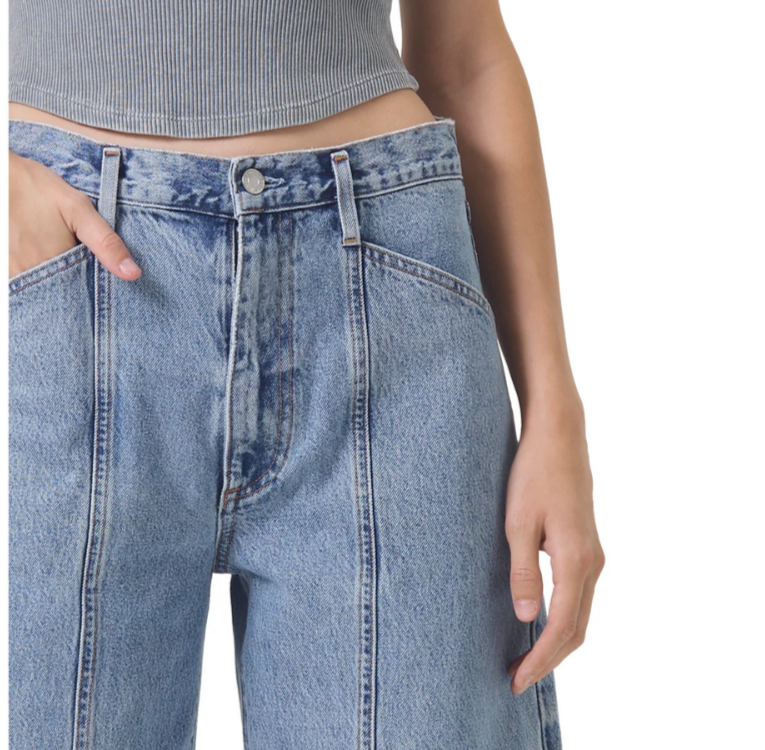 AGOLDE Mara Bowed Jeans