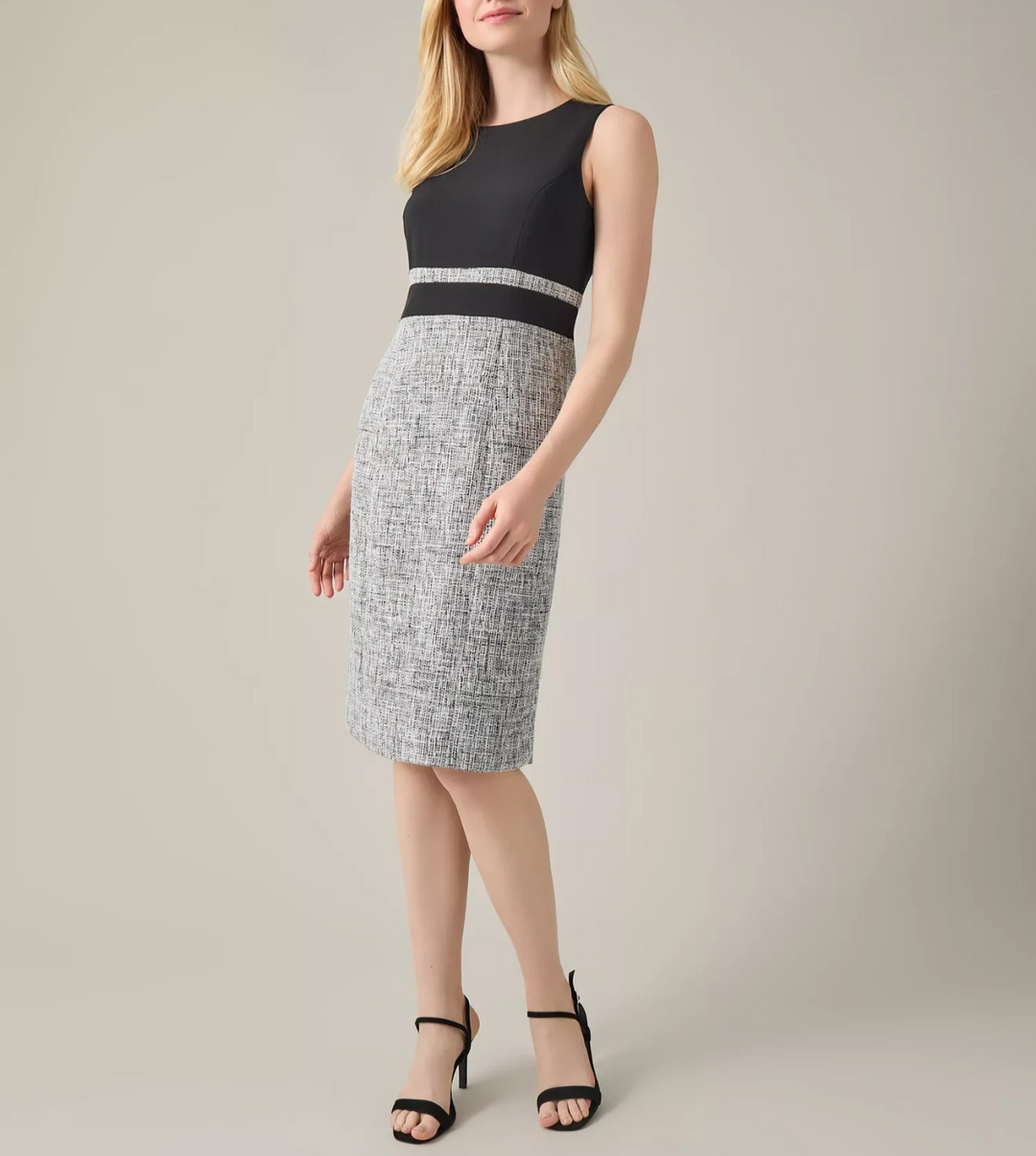 Kasper Women's Sleeveless Sheath Dress MSRP $99
