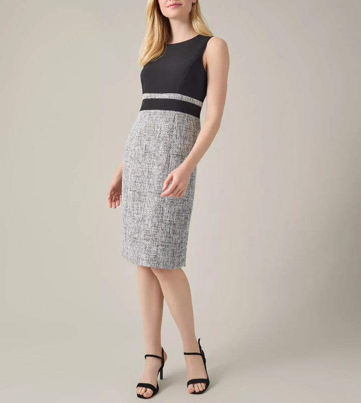 Kasper Women's Sleeveless Sheath Dress MSRP $99
