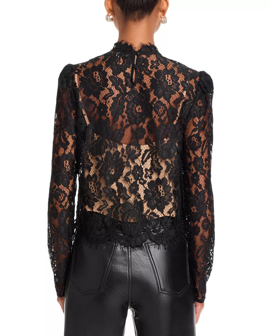 WAYF Nadia Lace Top MSRP $89