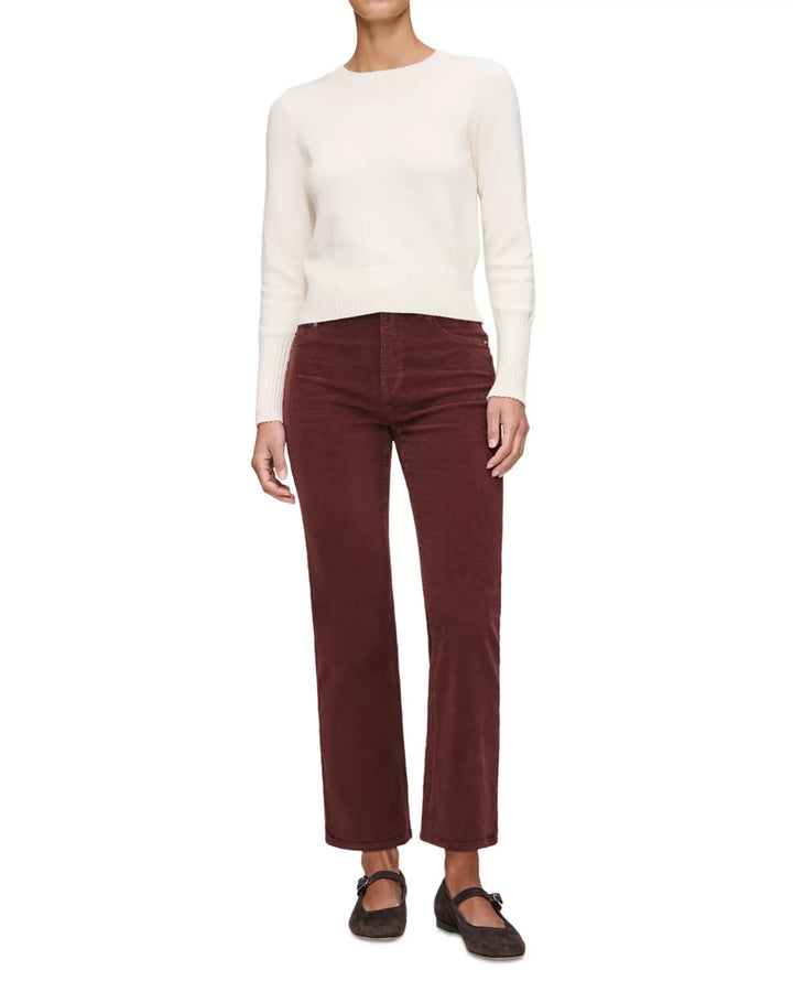 DL1961 Patti High Rise Ankle Straight Corduroy Jeans MSRP $219