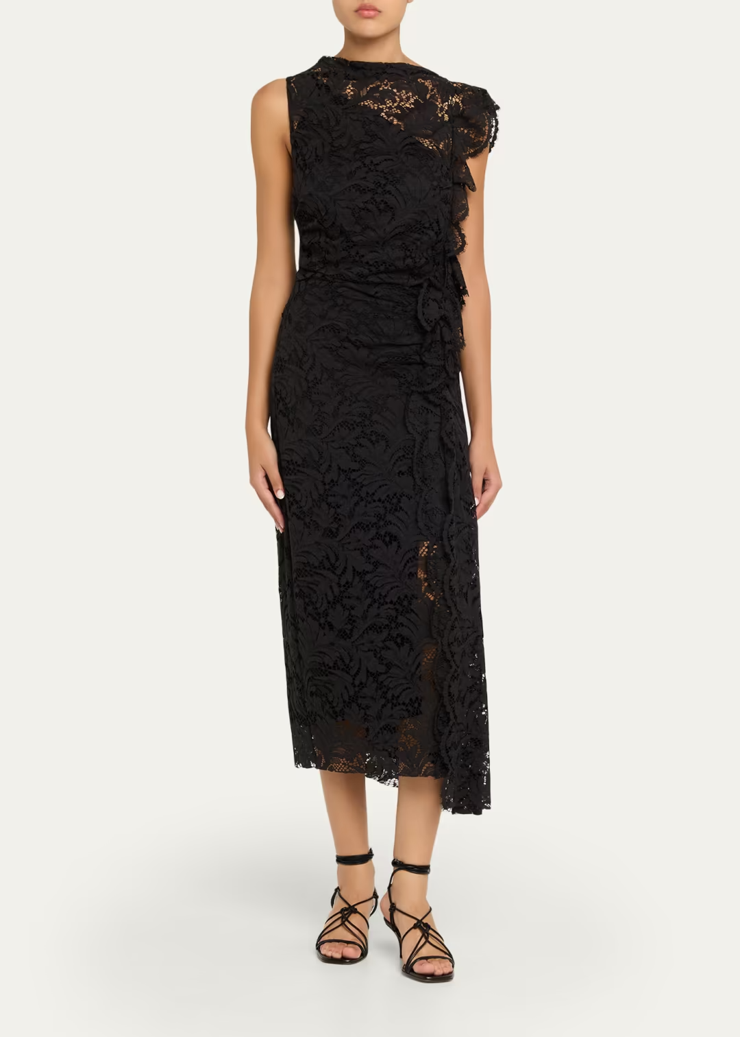A.L.C. Astrid Draped Lace Dress MSRP $795