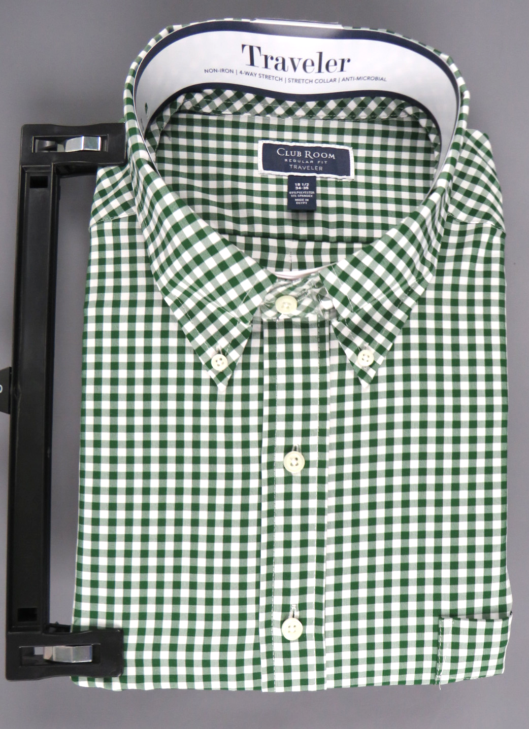 Club Room Regular Fit Traveler Dress Shirt MSRP $60