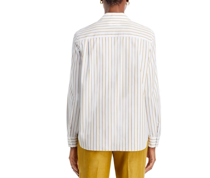 Lafayette 148 New York Hayward Shirt MSRP $598