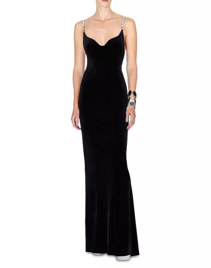 Galvan Globe Velvet Gown 14B 1735
