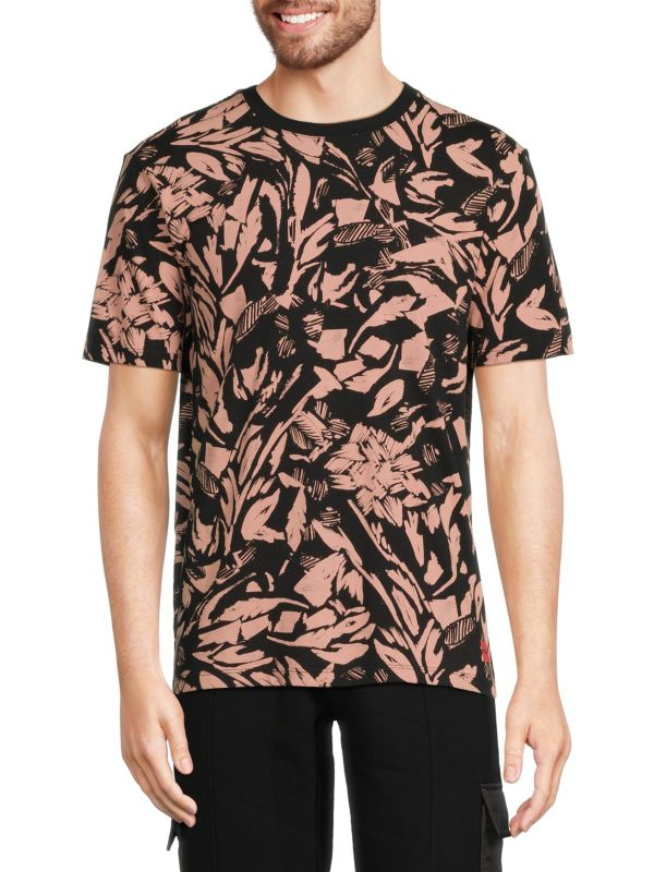 Hugo Dandiego Cotton Printed Tee MSRP $88