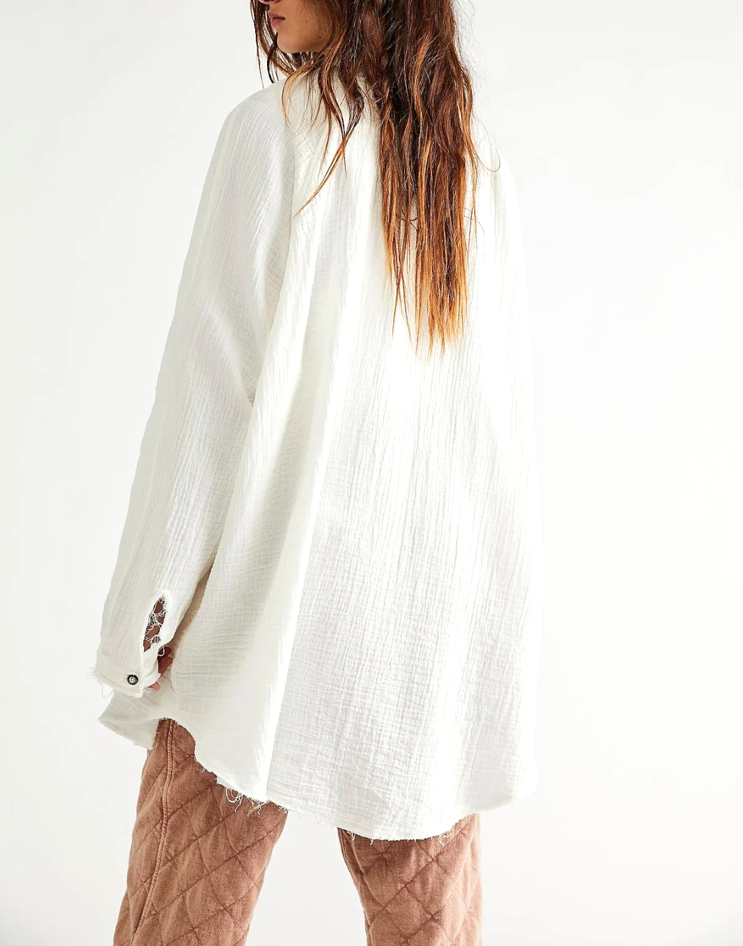 Free People Summer Daydream Button Down Shirt MSRP $108