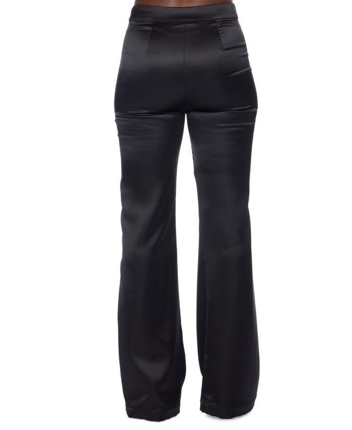 Alex & Sophia Juniors' Wide-Leg Satin Pants MSRP $59
