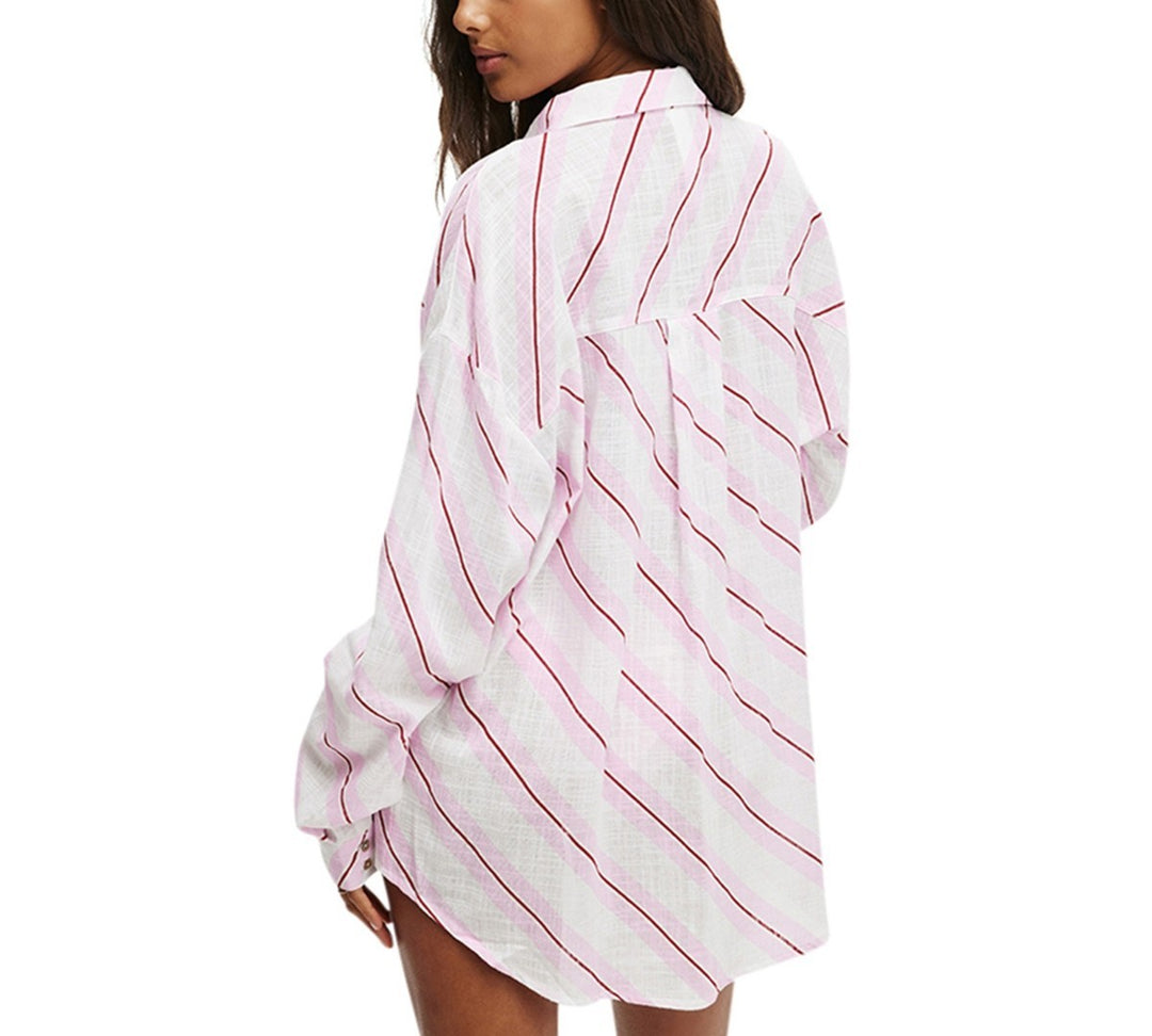 COTTON ON The Essential Beach Cover-Up Shirt MSRP $39.99