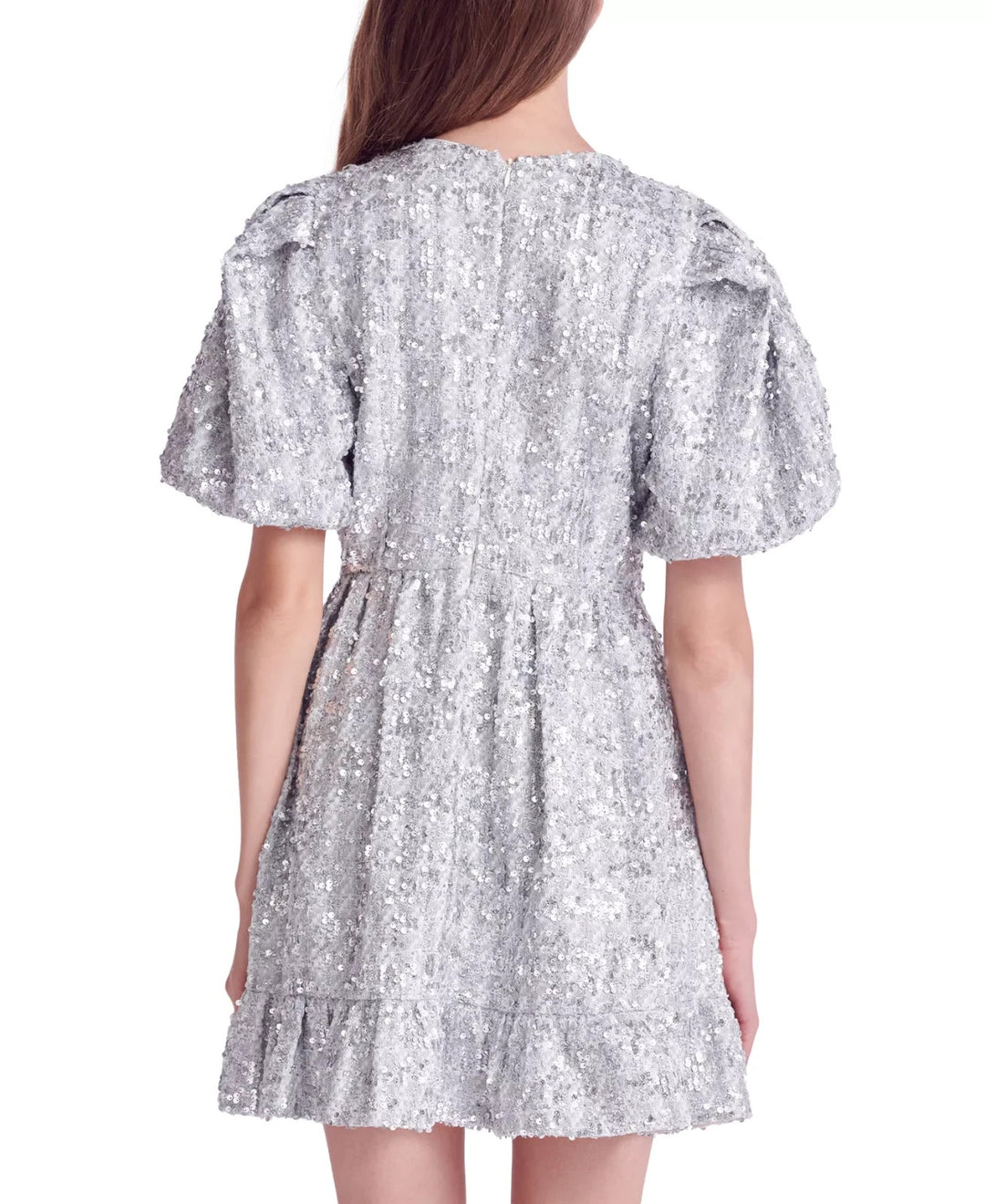 English Factory Women's Sequined Tweed Mini Dress MSRP $200