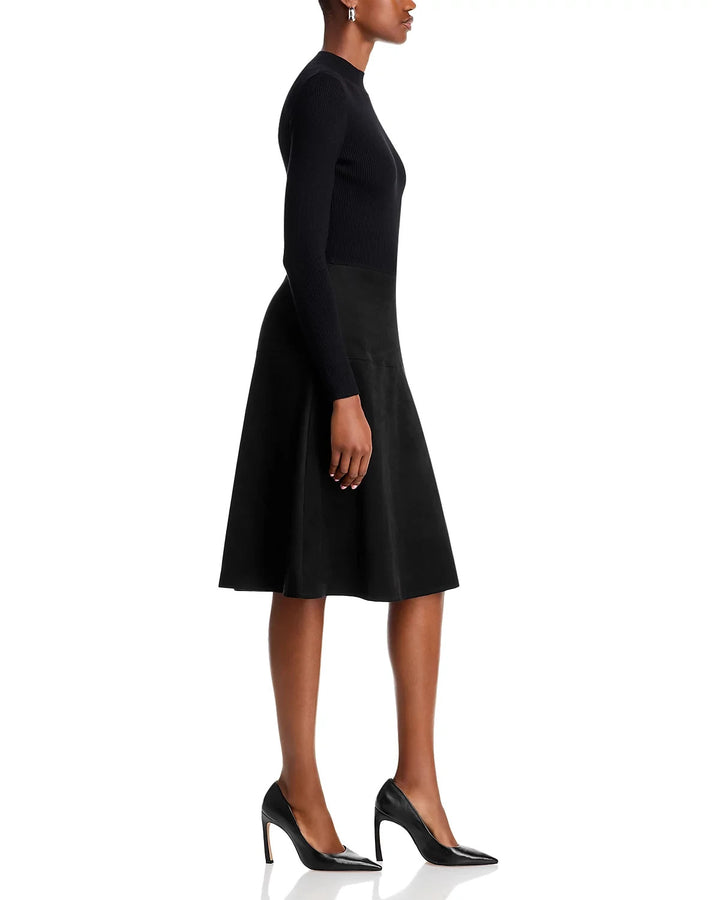 T Tahari Mixed Media Dress MSRP $128