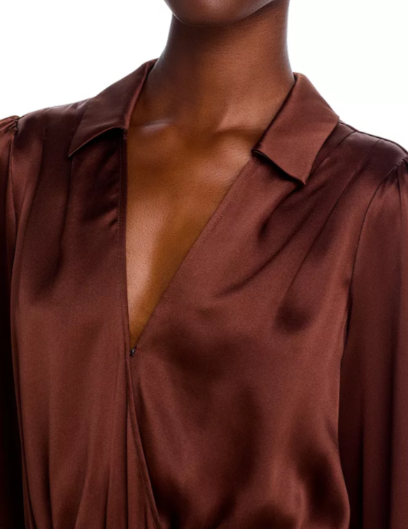 PAIGE Nyla Silk Dress MSRP $429