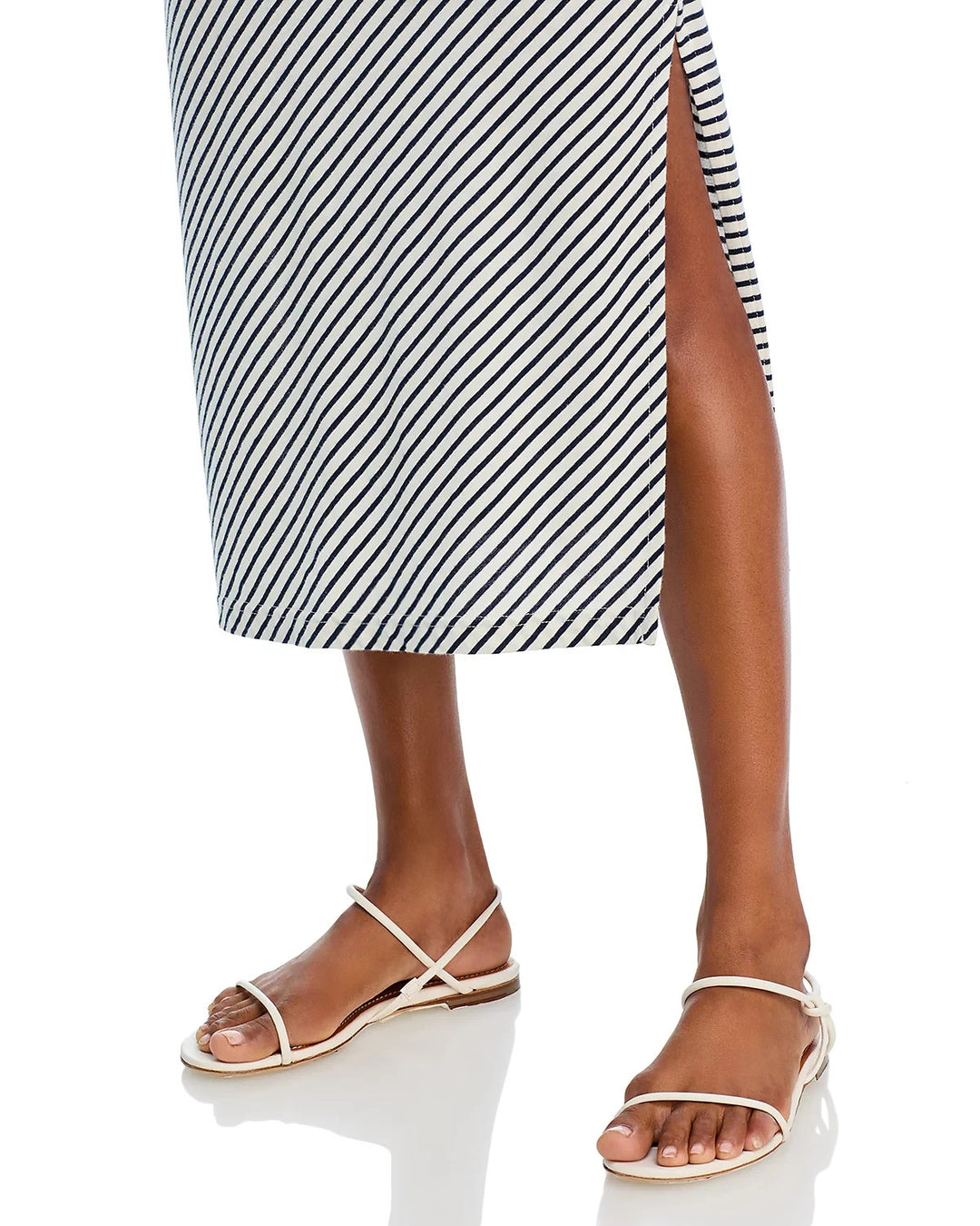 Rails Selah Striped Front Tie Midi Dress MSRP $168