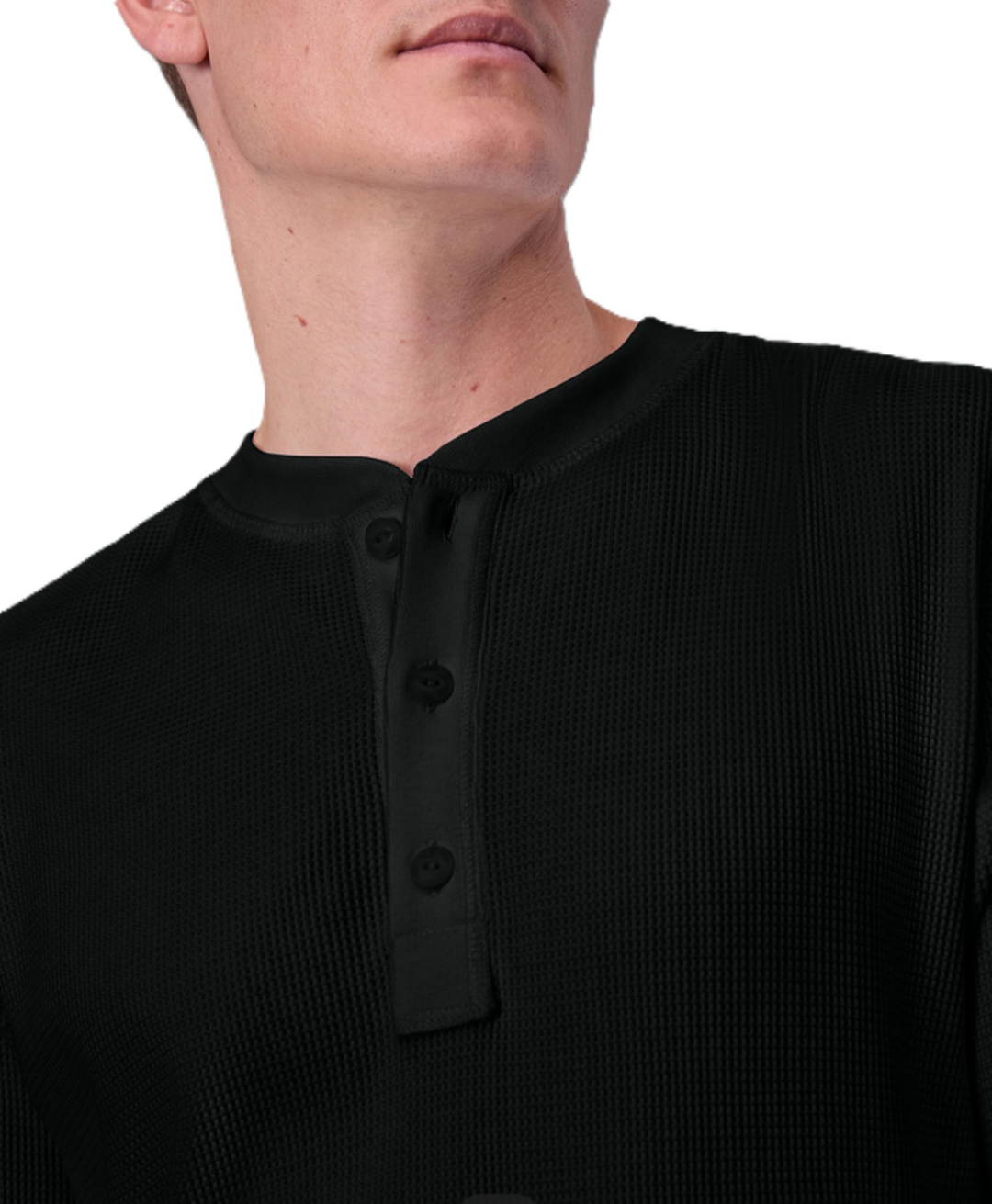 rag & bone Cotton Blend Waffle Knit Henley MSRP $198