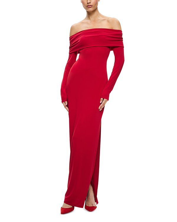 Alice and Olivia Coretta Midi Dress MSRP $395
