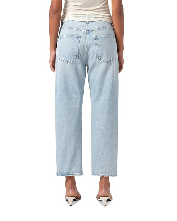 AGOLDE 90's Mid Rise Cropped Straight Leg Jeans MSRP $238