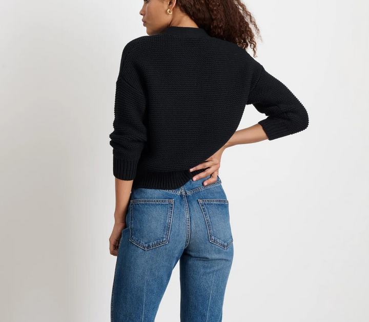 Alex Mill Nico Crewneck Cotton Cardigan MSRP $165