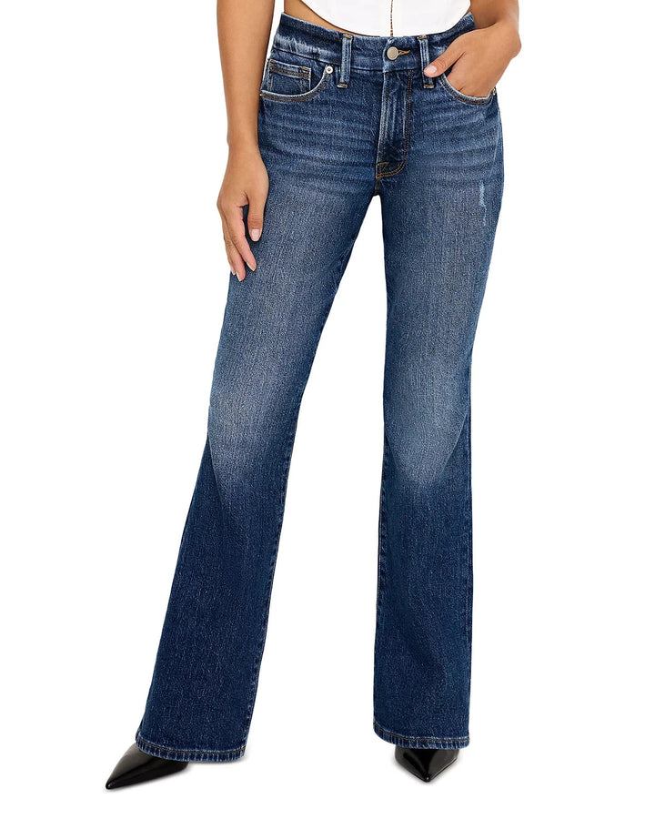 Good American Good Petite Bootcut Jeans MSRP $159