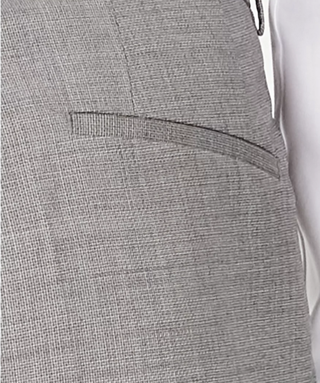 HUGO Simmons 182 Regular-Fit Crosshatch Wool Suit Pants MSRP $198