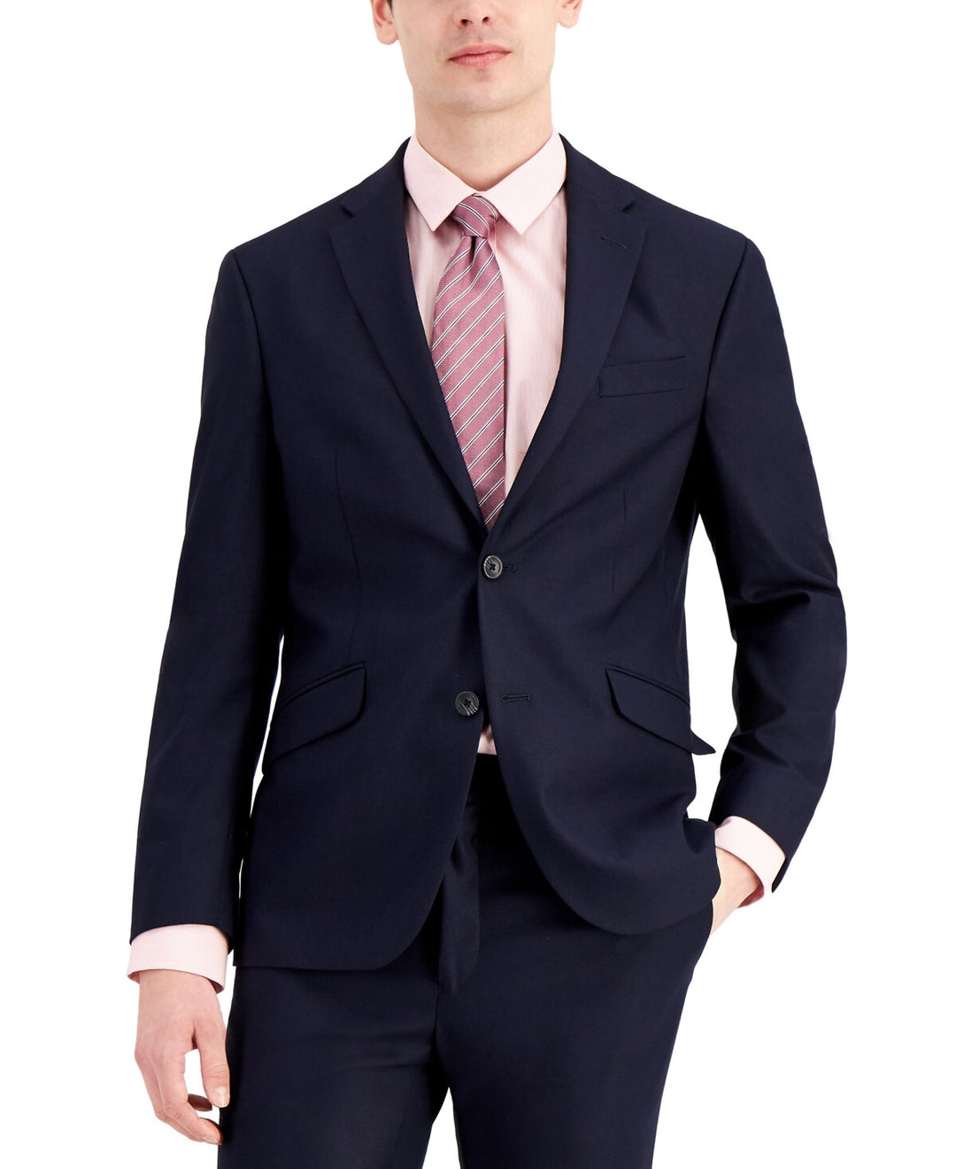 Kenneth Cole Reaction Techni-Cole Suit Separate Slim-Fit Suit Jacket MSRP $360