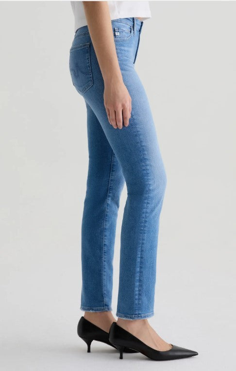 AG Mari Mid Rise Ankle Slim Straight Leg Jeans MSRP $225