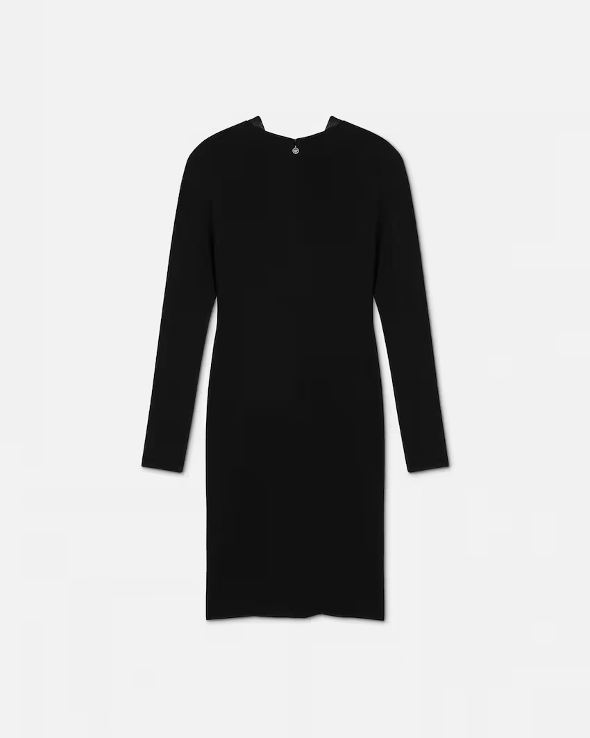Versace Stretch Crêpe Jersey Midi Size 46 Dress MSRP $3190