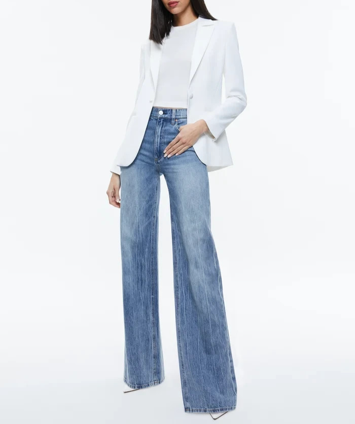 Alice and Olivia Blake Fitted Blazer MSRP $495
