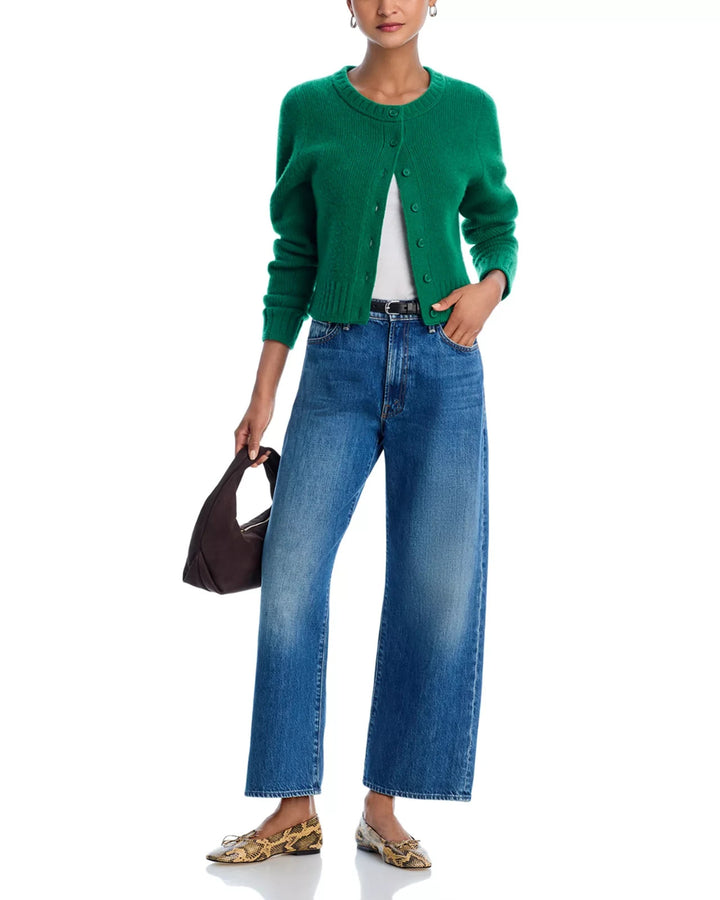 MOTHER The Dodger High Rise Ankle Wide Leg Jeans MSRP $278