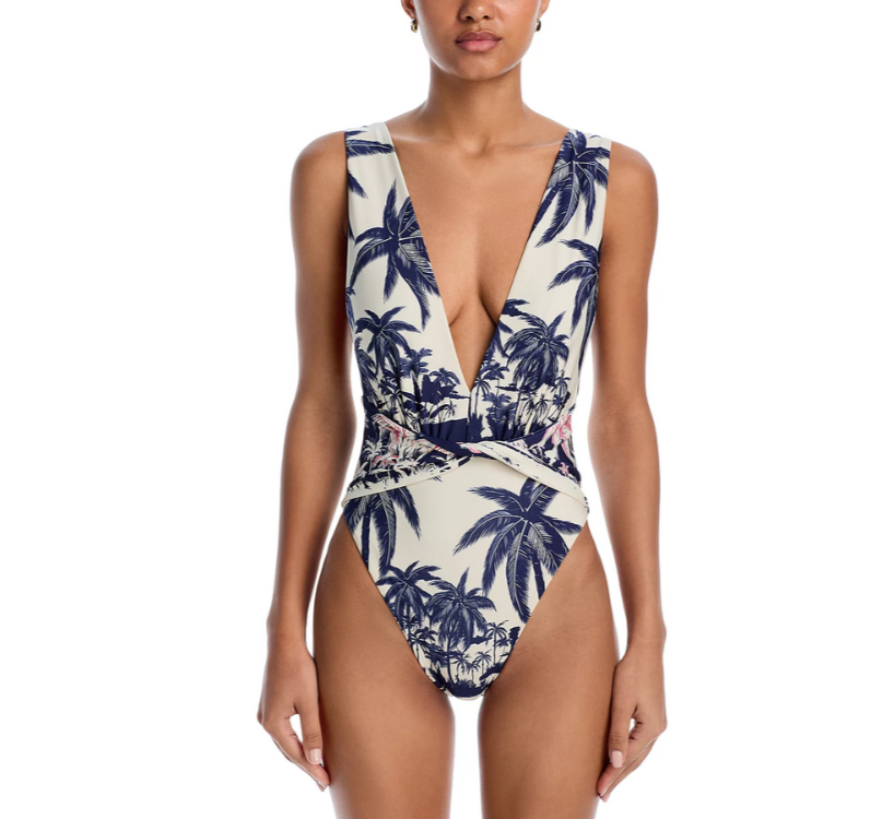 Agua Bendita Ellis Palms One Piece Swimsuit MSRP $220