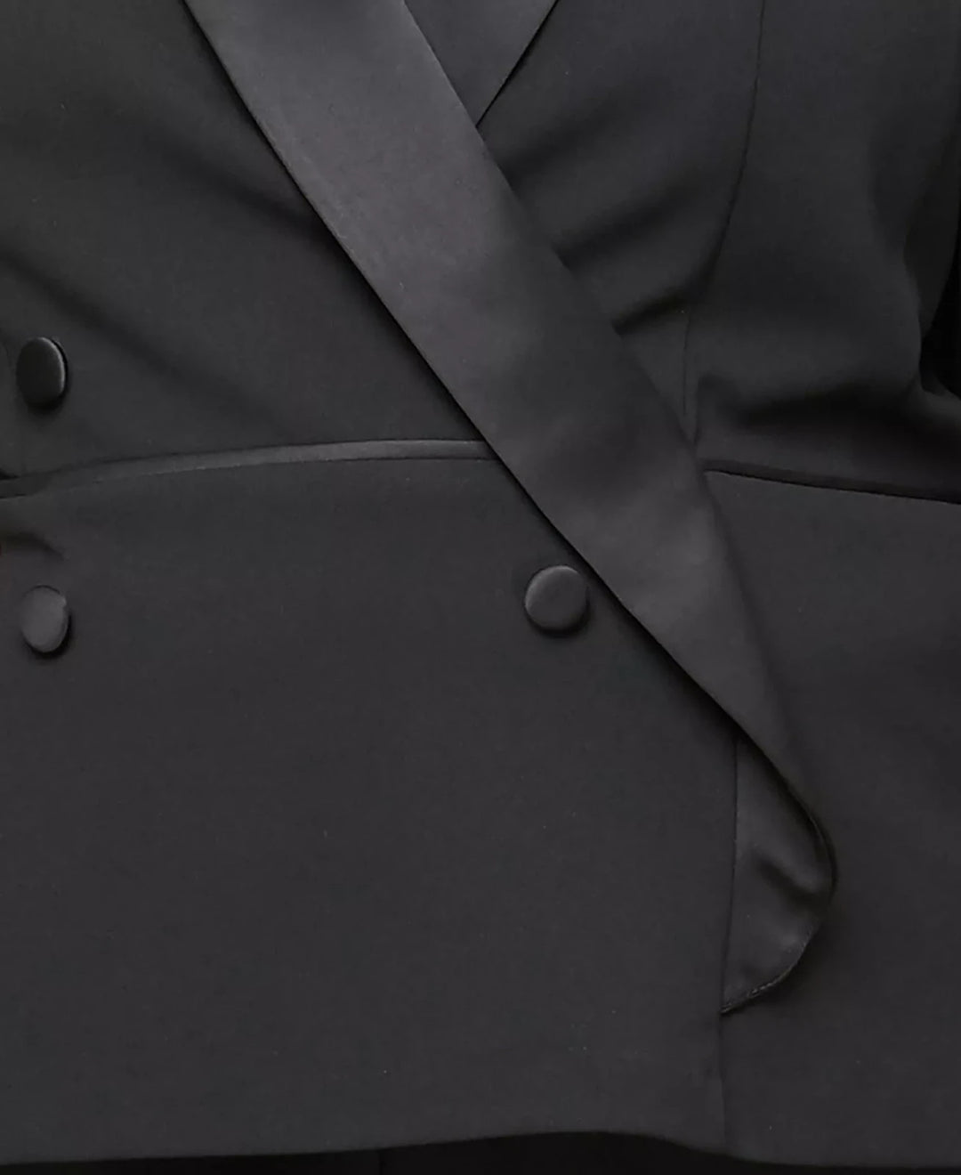 Alex Evenings Plus Size Long-Sleeve Tuxedo Blouse MSRP $149