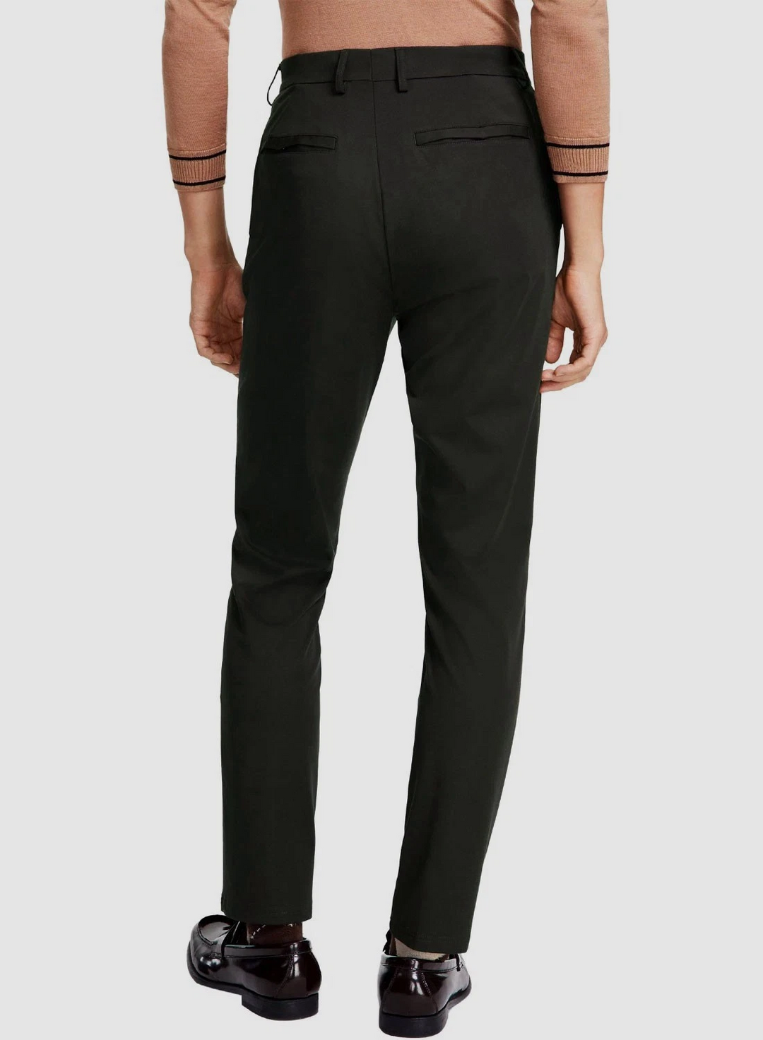 Calvin Klein Men's Slim-Fit Stretch Solid Knit Suit Pants MSRP $135