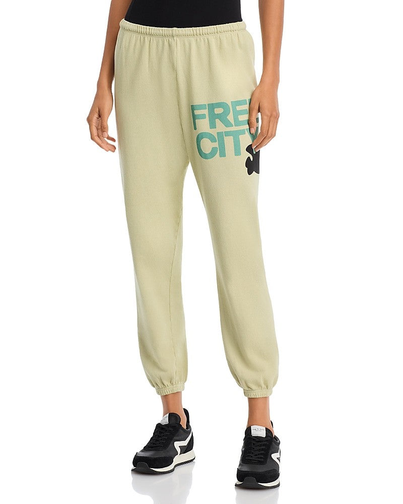 Free City Cotton Logo Sweatpants MSRP $168